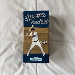 Vintage 2008 Milwaukee Brewers Corey Hart Collectible Bobblehead